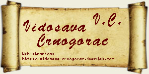 Vidosava Crnogorac vizit kartica